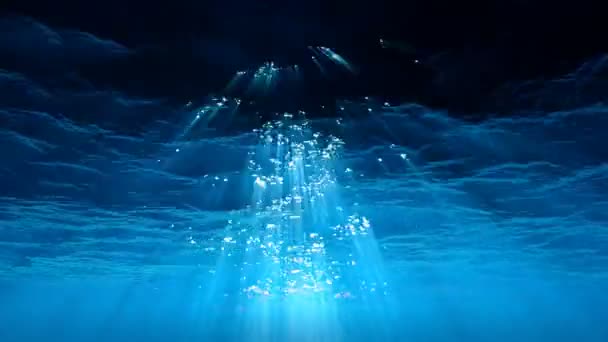 环状水下阳光动画 — 图库视频影像