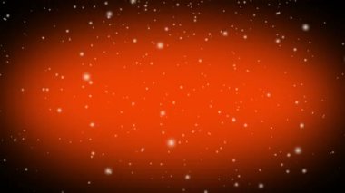 Kış Animasyon Döngüsü Noel Arkaplanı Turuncu