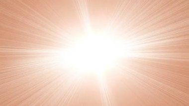 Güneş Işınları Canlandırma Döngüsü Parlak Merkezi