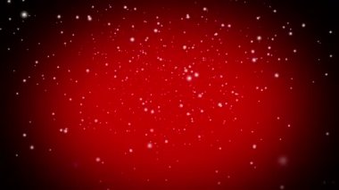 Kış Animasyon Döngüsü Noel Arkaplanı Kırmızısı