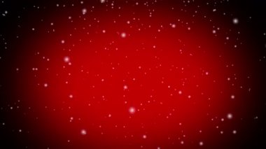 Kış Animasyon Döngüsü Noel Arkaplanı Kırmızısı