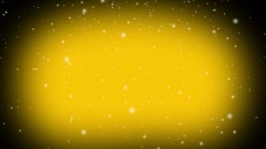 Kış Animasyon Döngüsü Sarı Arkaplan