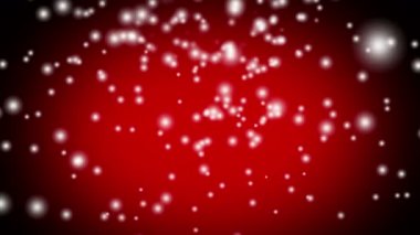 Kış Animasyon Döngüsü Noel Arkaplanı Kırmızısı