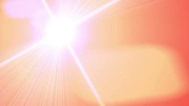 Işık Işınları Canlandırma Döngüsü Açık Pembe