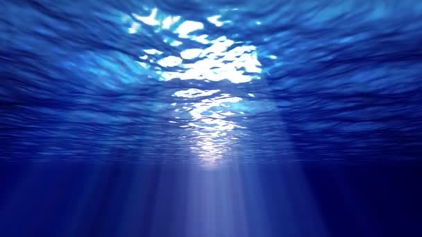 水中ループ日光映像 — ストック動画