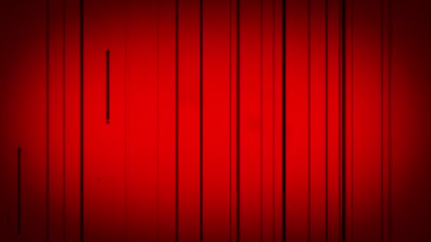 Old Film Noise Scratches Loop Animation Background Red Big Scratches — Stock Video