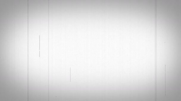 Old Film Noise Scratches Loop Animation Background White — Stock Video