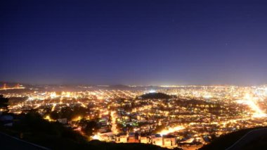 Twin Peaks Pan R California 'dan San Francisco Zaman Süratli Şehir