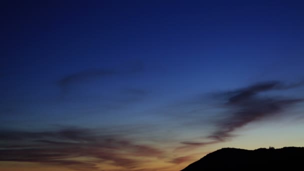 San Gabriel Hory Národní Památka Sunset Time Lapse Kouzelné Hodiny — Stock video