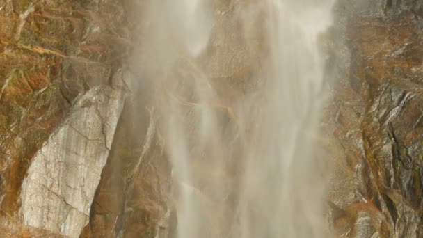 Yosemite National Park Bridalveil Fall Kalifornien Usa — Stockvideo