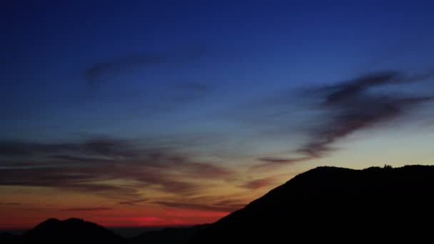 San Gabriel Berg National Monument Sunset Time Lapse Magiska Timmar — Stockvideo