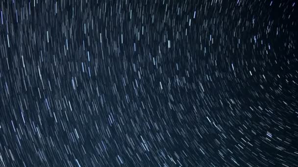 Yıldız Zleri Nin Manzaralı Görüntüleri Astrofotoğrafçılık Hızı — Stok video