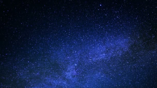 Park Narodowy Dolina Śmierci Droga Mleczna Galaxy Time Lapse Night — Wideo stockowe