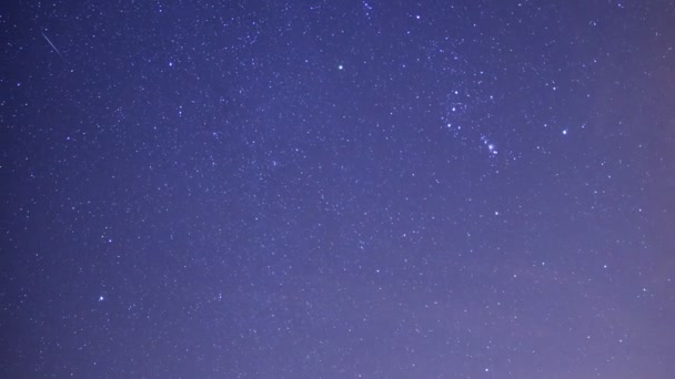 Monumento Nacional Das Montanhas San Gabriel Céu Estrelado Califórnia Nuvens — Vídeo de Stock