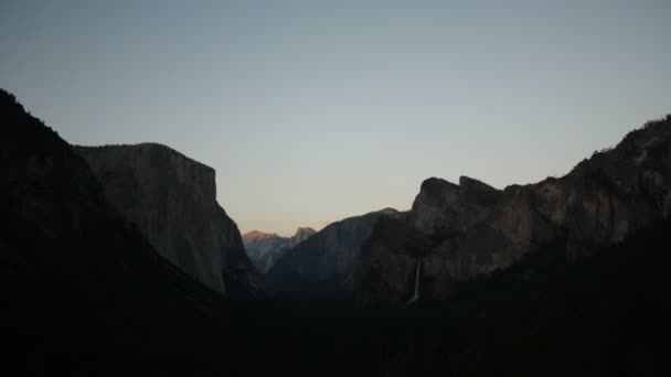 Yosemite Coucher De Soleil À La Voie Lactée De Nuit Galaxy Time Lapse at Tunnel View Californie USA