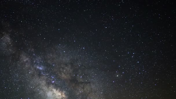 Galassia Della Lattea Trona Pinnacoli Deserto Del Mojave California — Video Stock