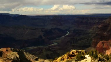 Grand Canyon Ulusal Parkı Güney Rim Doğu Rim Colorado Nehri Arizona ABD