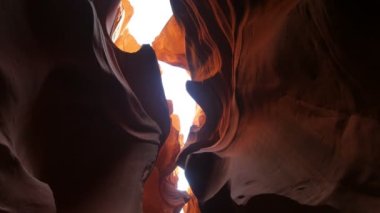 Antilop Kanyonu Dolly Arizona R Güneybatı ABD 'de Slot Kanyonu' nu vurdu