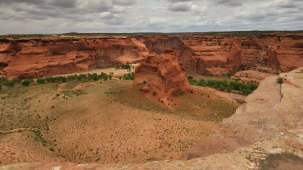 Canyon Chelly National Monument Indian Ruins Time Lapse Arizona Southwest — Stockvideo