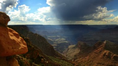 Grand Canyon Ulusal Parkı Güney Rim Doğu Rim Yolu Uçan Kuzgun Arizona ABD