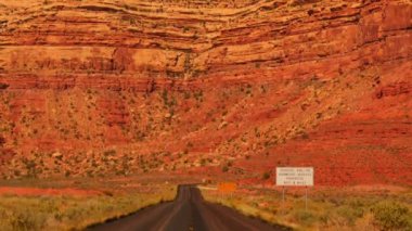 Moki Dugway Ayı Ulusal Anıtı Utah Güneybatı ABD Yakınlaşması