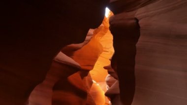 Antilop Kanyonu Dolly Arizona R Güneybatı ABD 'de Slot Kanyonu' nu vurdu
