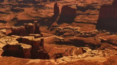 Canyonlands Ulusal Park Adası, Sky Grand View Point Utah Güneybatı ABD