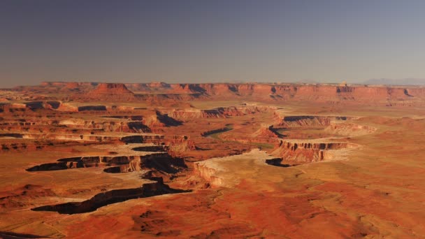 Canyonlands National Park Island Sky Green River Uitzicht Utah Southwest — Stockvideo