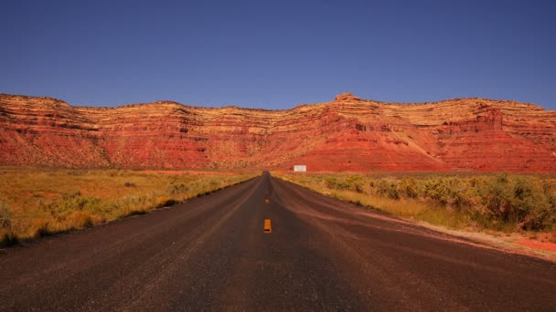 Moki Dugway Bear Αυτιά Εθνικό Μνημείο Γιούτα Νοτιοδυτικά Ηπα — Αρχείο Βίντεο