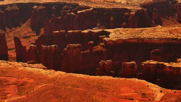 Canyonlands Nationalpark Island Himlen Grand View Point Utah Sydvästra Usa — Stockvideo