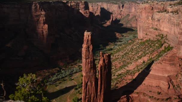Canyon Chelly National Monument Time Lapse Spider Rock Arizona Southwest — Stockvideo