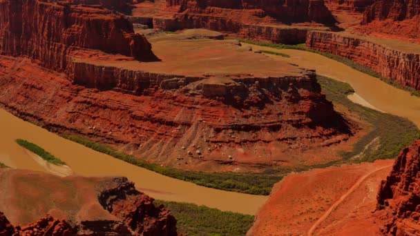 Dead Horse Point State Park Colorado River Utah Southwest Usa — 비디오