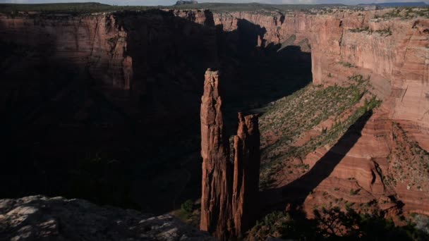 Canyon Chelly National Monument Time Lapse Spider Rock Arizona Sydvästra — Stockvideo