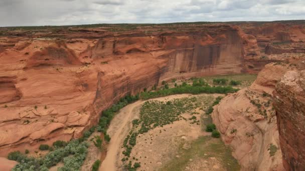 Canyon Chelly National Monument Indianerruinen Zeitraffer Arizona Südwest Usa — Stockvideo