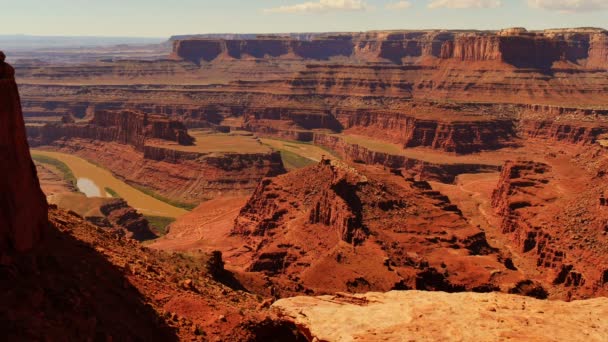 Ölü Noktası Eyalet Parkı Colorado Nehri Utah Güneybatı Abd — Stok video