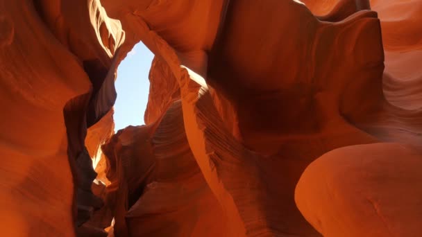 Antelope Canyon Dolly Shot Slot Canyon Arizona Avant Sud Ouest — Video