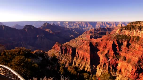 Grand Canyon National Park North Rim Tilt Cape Royal Arizona — Stock video