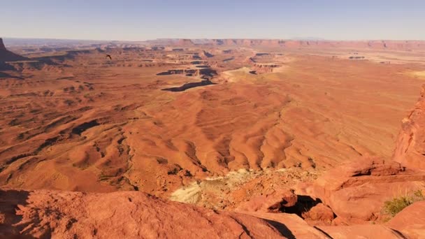 Parc National Des Canyonlands Inclinez Île Dans Ciel Green River — Video