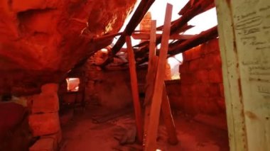 Vermilion Cliffs Ulusal Anıt Handy Rock Yerli Amerikan Harabeleri Arizona ABD