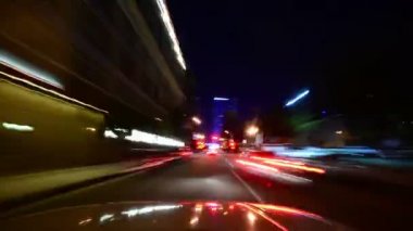 Hiperlapse Los Angeles Gece Şebekesi