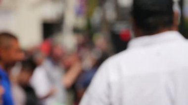 Hollywood Slow Motion Turistleri Ünlü Yürüyüşü Hollywood Bulvarı ABD 96fps