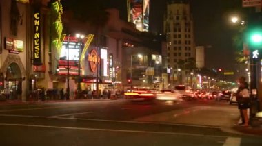 Hollywood Zaman Döngüsü Gecesi Hollywood Bulvarı Los Angeles California ABD
