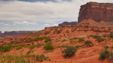 Arizona ve Utah 'ın güneybatısında Monument Valley Dolly Atış Çölü