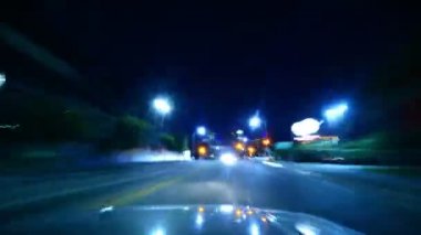Hiperlapse Los Angeles Gece Şebekesi