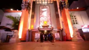 Hollywood 'un Hollywood Bulvarı' nda yürüme hızı Los Angeles California 'da ABD