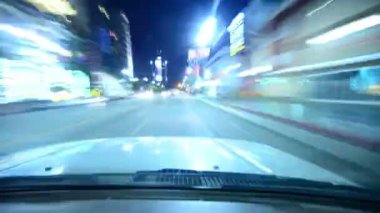 Hiperlapse Los Angeles Gece Şebekesi