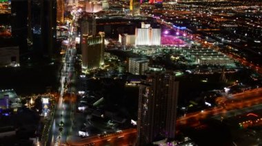 Las Vegas Zaman Süreleri Hızlandırması Las Vegas Bulvarı Nevada, ABD