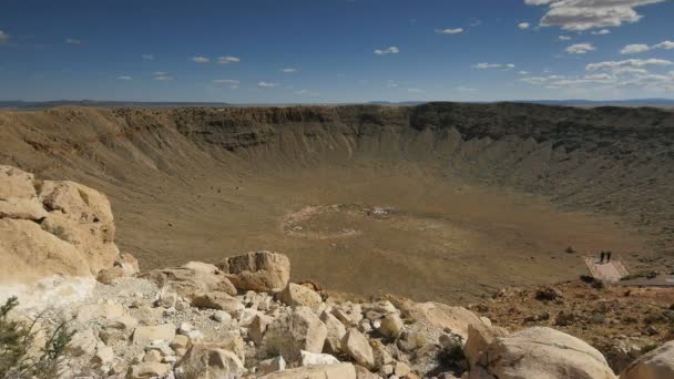 Meteor Crater Natural Landmark Arizonie Usa — Wideo stockowe