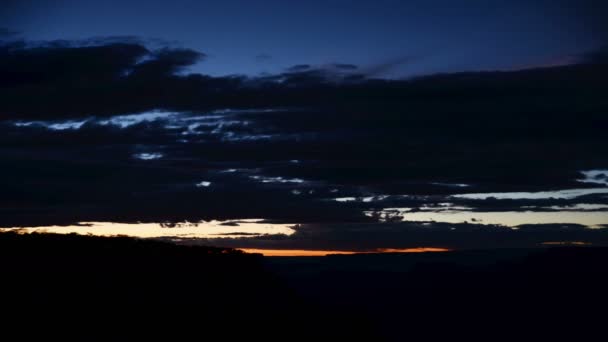 Grand Canyon National Park South Rim Sunset Time Lapse Mather — Video Stock