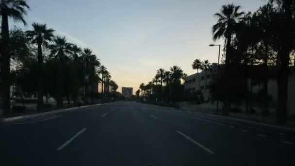 Phoenix Downtown Driving Time Lapse Sunset Arizona — Vídeo de stock